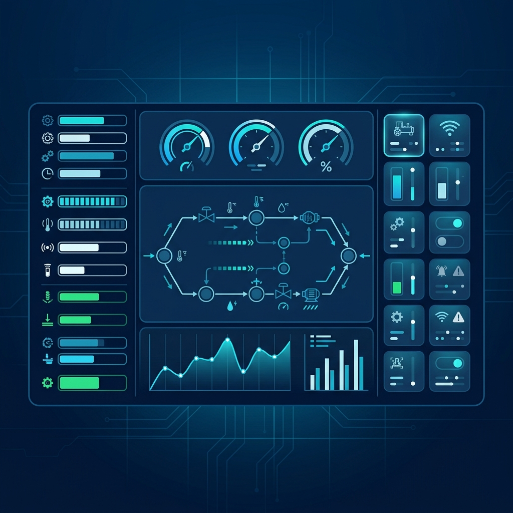 Industrial Automation & IoT Illustration