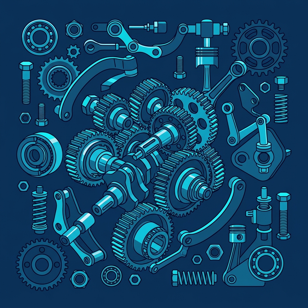 Spare Parts & Fabrication Illustration