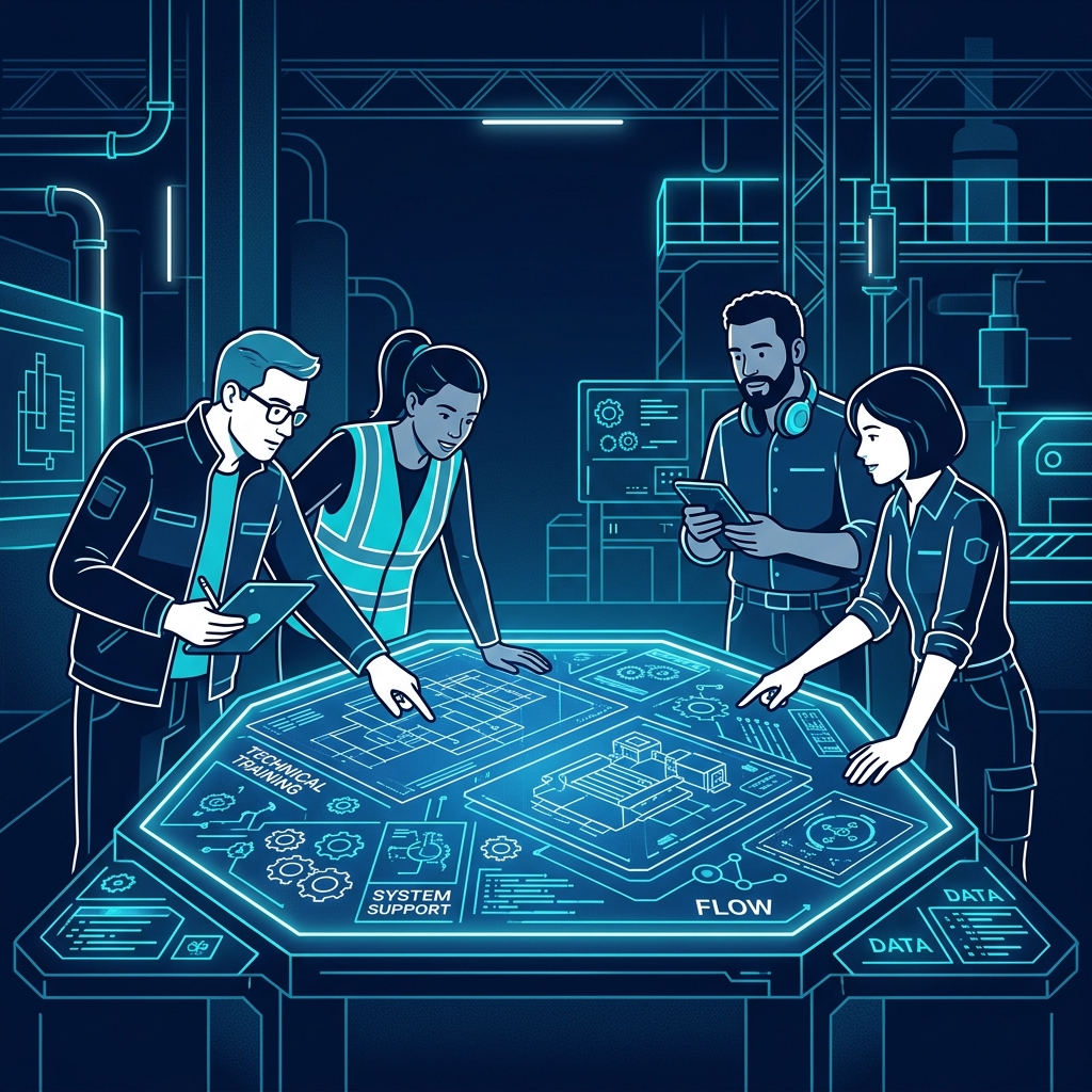 Training & Technical Support Illustration